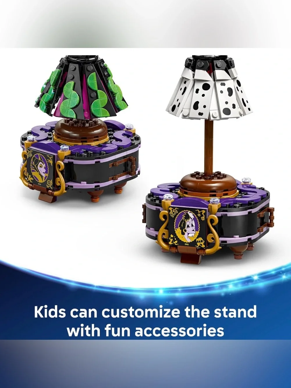 NWT LEGO Disney Villains Maleficent & Cruella De Vil’s Dresses 43262 NEW